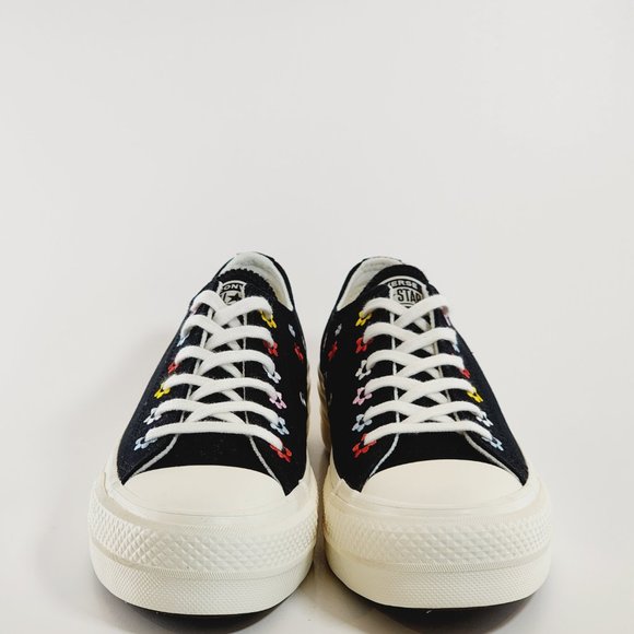 Converse CTAS Lift Ox Floral Embroidery Platform Sneakers A02566F NWT - Picture 6 of 6